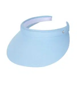 Light Blue Ladies Push On Visor
