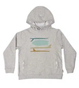Grey Board Stack Boys Hoodie