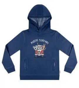 Denim Blue Australian Safari Boys Hoodie