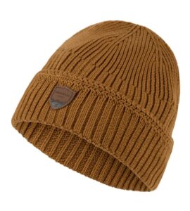 Mustard Brunt Mens Beanie