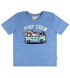 Blue Surf Crew Boys T-Shirt