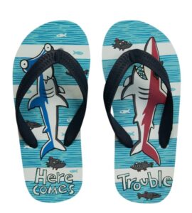 Blue Here Comes Trouble Boys Thongs