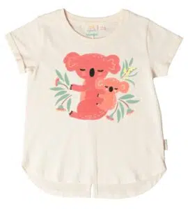 Ivory Mumma Koala Girls T-Shirt