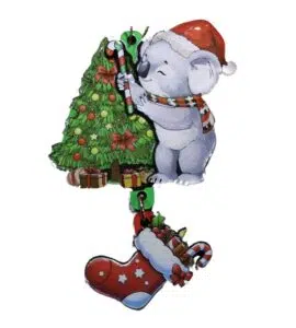 Christmas Tree with Koala Ornament