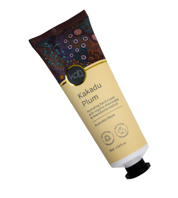 Hand cream kakadu Plum, front of bottle