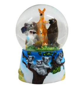 Aussie Bunch Snow Globe