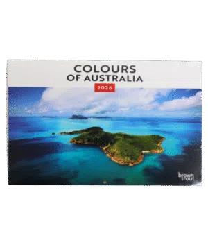 Colours of Australia 2026 calendar front