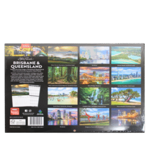 Brisbane & Queensland 2026 calendar back