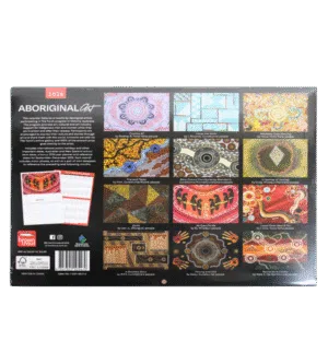 Aboriginal art 2026 calendar back
