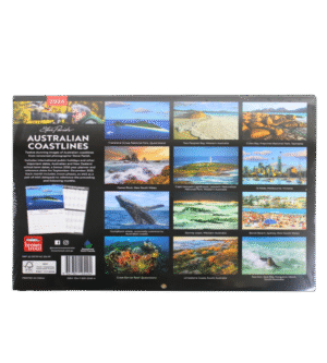 Australian Coastlines 2026 calendar back