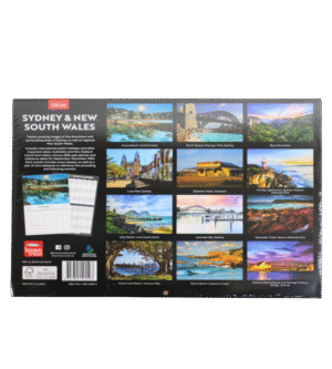 Sydney & New South Wales 2026 calendar back