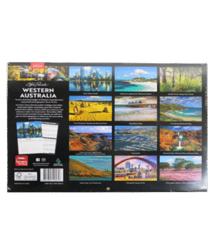 Western Australia 2026 calendar back