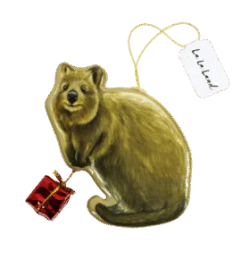 XMAS 3D Bauble - Quokka Cutie