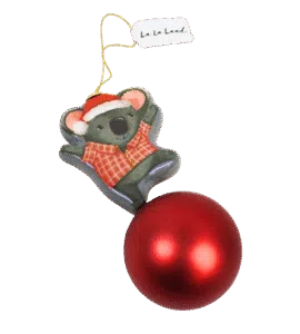 XMAS 3D Bauble - Bush Party Koala