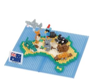 Australia Map Nanoblock