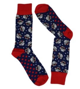 Navy Crown Koala Socks
