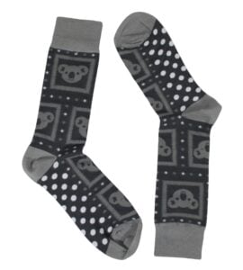 Grey Koala Stamp Socks