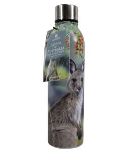 Kangaroo and Joey Stainless Steel Water Bottle 500ml