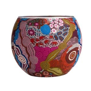 Waterhole Dreaming Tealight Candle Holder