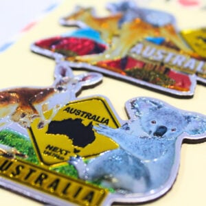 54962 Close Up Of Front of Outback Foil Magnet Pack Middle Magnet