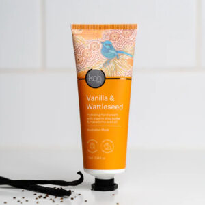 70620 Vanilla and Wattle Seed Hand Cream With Ingredients
