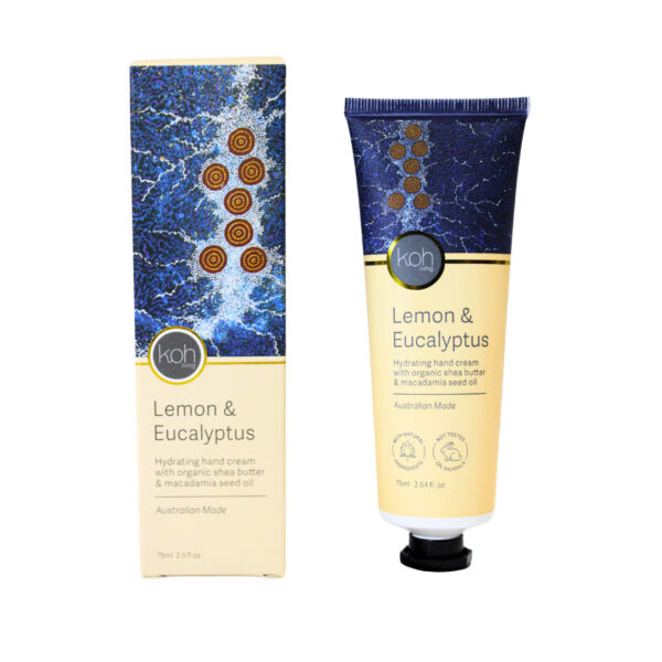 70703 Front Lemon & Eucalyptus Hand Cream tube