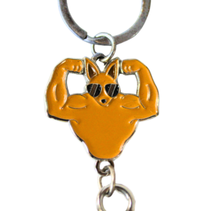 71939 Close Up Of Muscle Roo Scrotum Keychain