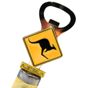 71941 Close Up Of top of scrotum Roadsign Bottle Opener