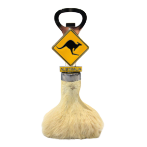 Scrotum Roadsign Bottle Opener