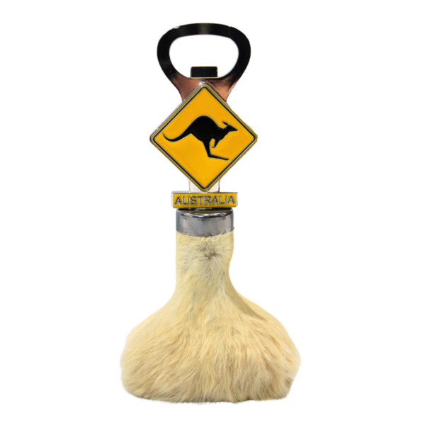 71941 Front of Scrotum Roadsign Bottle Opener