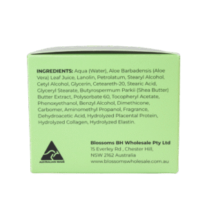 91813 Back of Gracie Lanolin Aloe Vera Cream