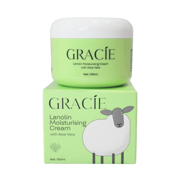 91813 Front of Gracie Lanolin Aloe Vera Cream
