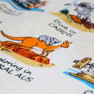 94859 Close Up of Exploring Australia Canvas Tote