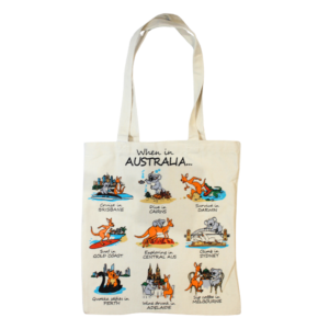 Exploring Australia Canvas Tote