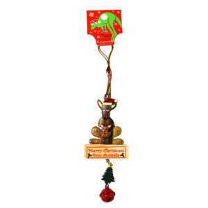 12107 Front of Kangaroo with Bell Christmas Ornament