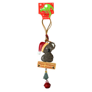 12108 Front of Koala with Bell Christmas Ornament