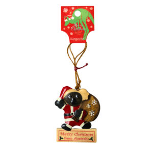 12155 Front of Santa Koala with Sack Christmas Ornament