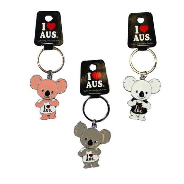 38004 Front of Dancing Koala Keyring