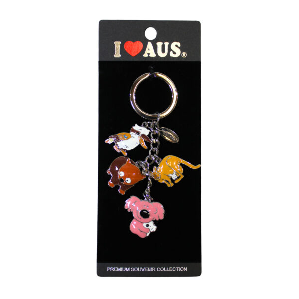 38171 Front of Aussie Animal Charm keyring