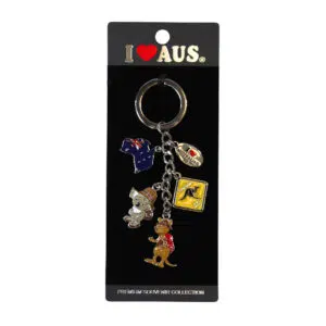 Aussie Travel Charm Keyring