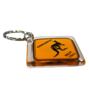 40011 Side Close Up of Australian Roadsigns Keyring
