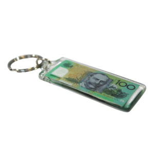 40017 Side Close Up of Australian Money Keyring