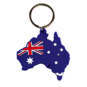 40029 Front Close Up of Australian Flag Keyring