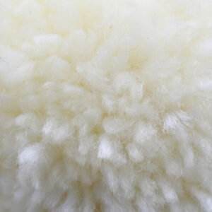 40034 Close Up of Sheep Pom Pom Keyring