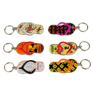 40077 All keyrings in Australia Thong Keyring Pack