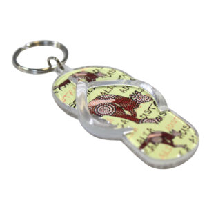 40077 Side Close Up of Australia Thong Keyring