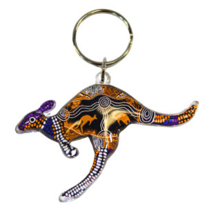 40201 Front Close Up of Kangaroo Keyrings