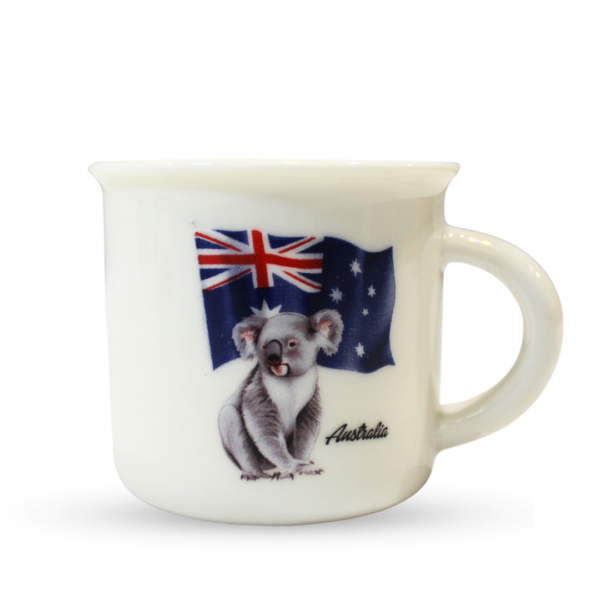 51023 Front of Espresso Mug Koala & Flag