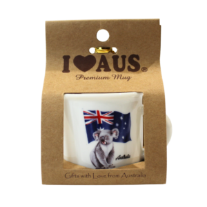 51023 In Packaging Espresso Mug Koala & Flag