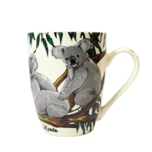 51696 Front of Koala Family Barrel Mug